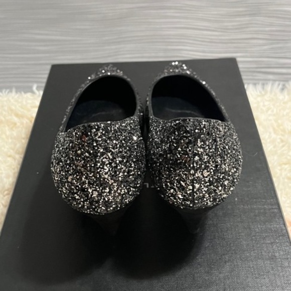 New Authentic SAINT LAURENT Glitter Pump - Picture 8 of 12